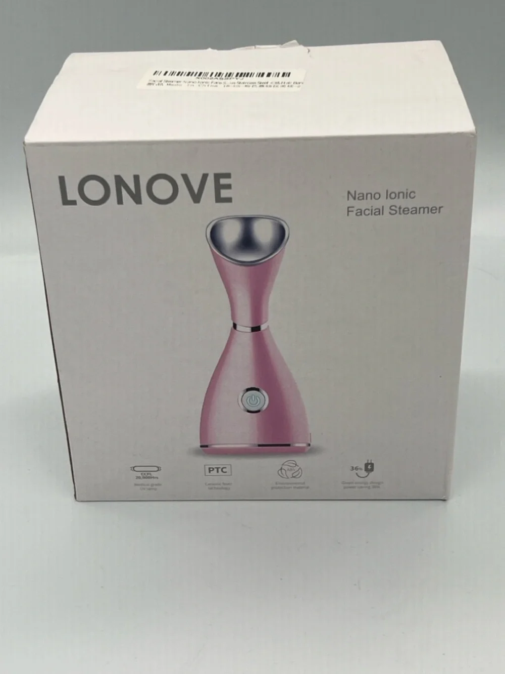 LONOVE Nano Ionic Facial Steamer - Pink